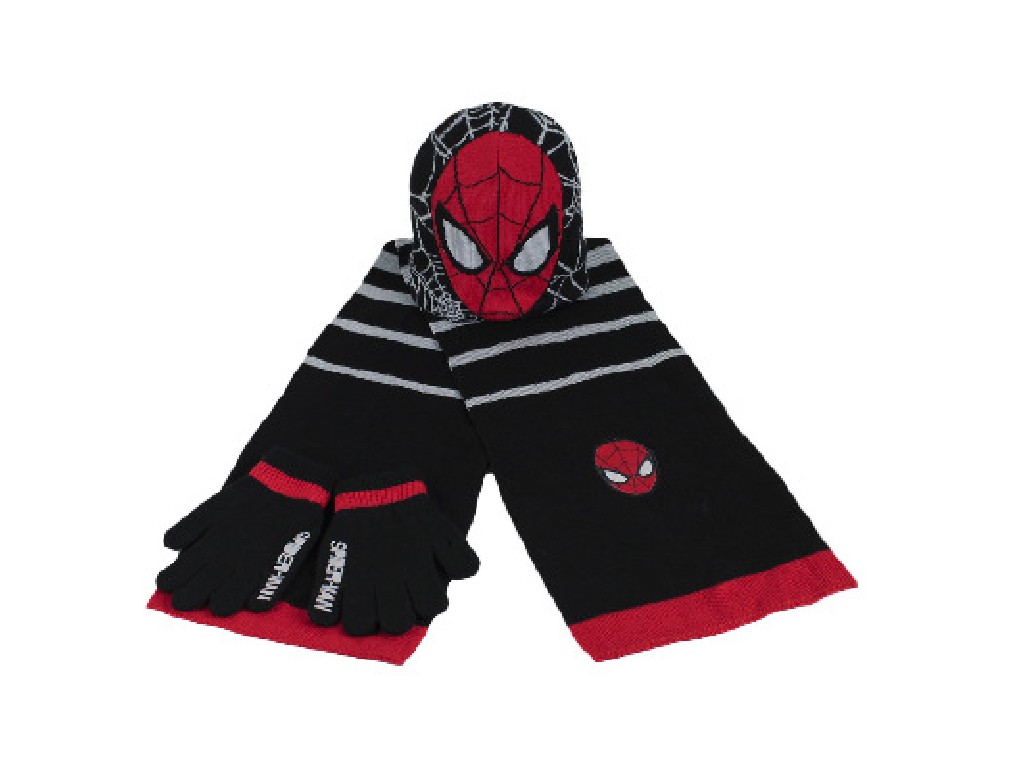 NCER GORRO+GUANTES+BUFANDA SPIDERMAN 2200000457