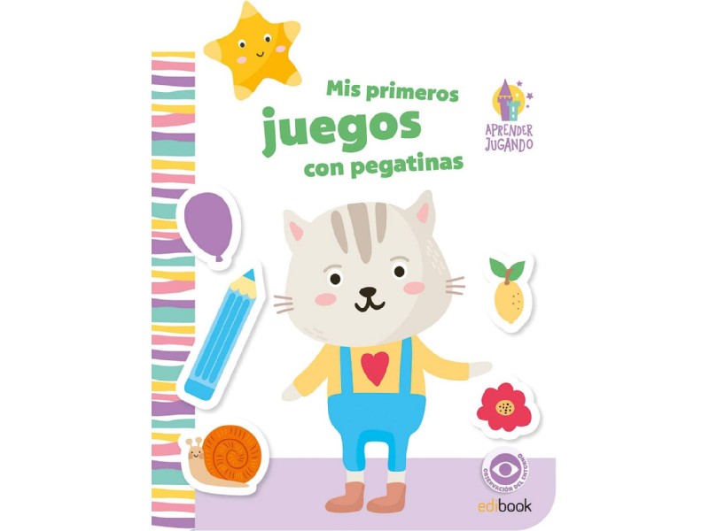 LIBRO IMAGILAND EDI0145-4 APRENDE JUGANDO PEGA N4
